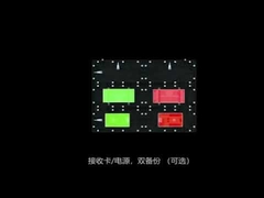 640*480mm 1R1G1B P2 1000cd/sqm Indoor Fixed LED Display