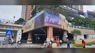 P4 Наружный светодиодный 3D-дисплей 960x960 мм Яркий и прочный